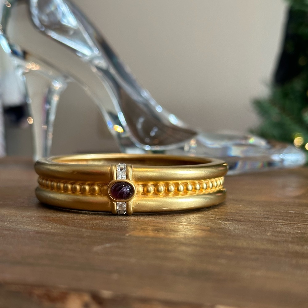 Rare Vintage Givenchy Etruscan Revival Couture Bangle